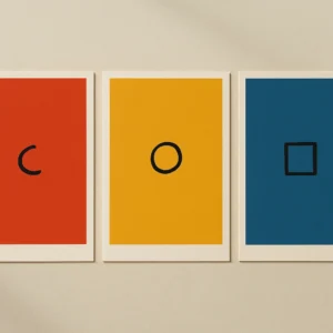 Color Study Print Trio
